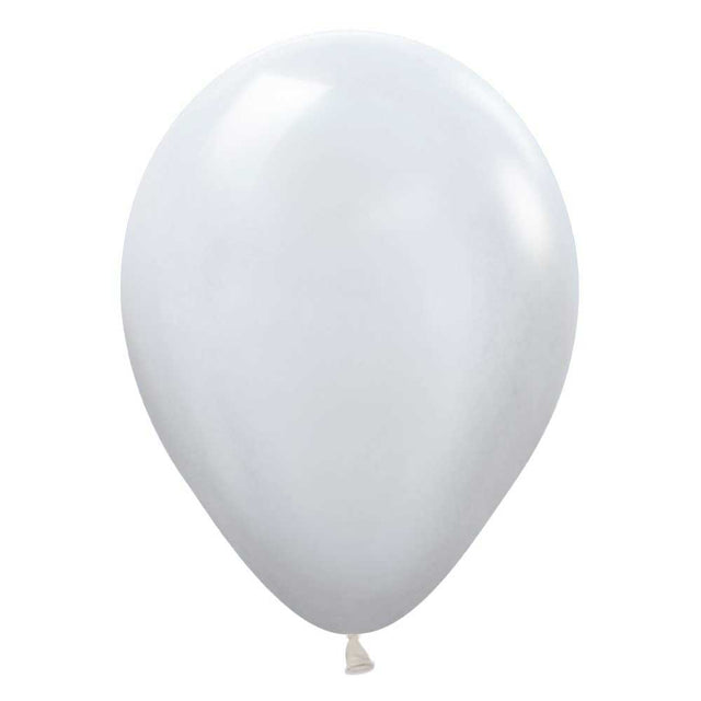 Latex Balloons 5 Inch Pearl White