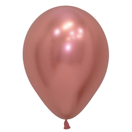 Latex Balloons 5 Inch Reflex Rose Gold
