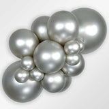 Latex Balloons 5 Inch Sempertex Reflex Silver