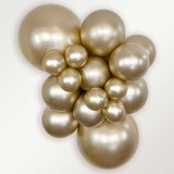 5 Inch Latex Balloons Gold Dust