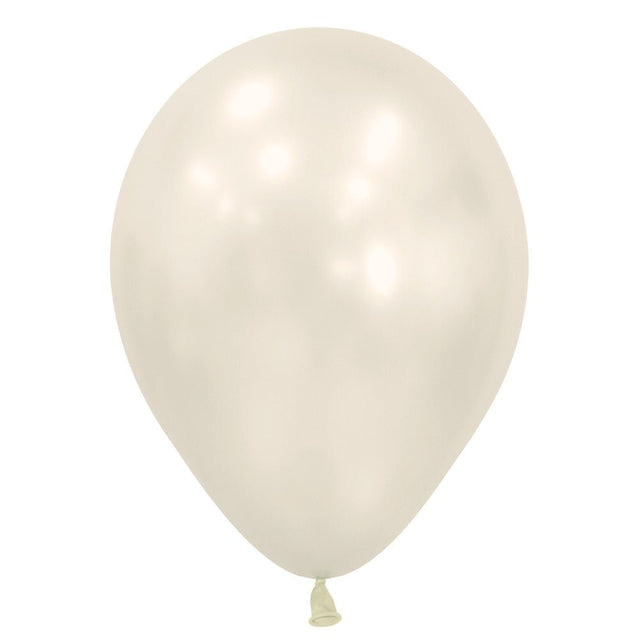 Latex Balloons 5 Inch Sempertex Silk Oyster White
