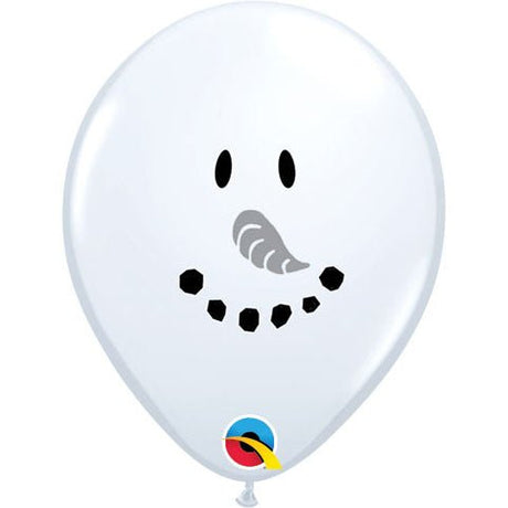Latex Balloons Smile Face Snowman