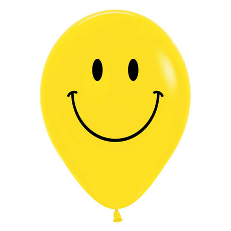 Latex Balloons Smiley Fashion Yellow