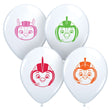 5 Inch Top Wing Faces Assortment Latex Balloons