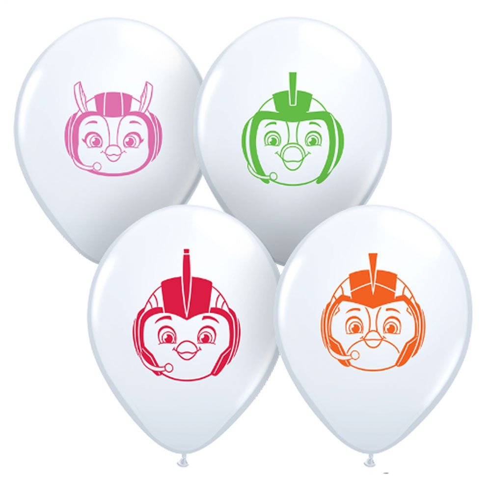 5 Inch Top Wing Faces Assortment Latex Balloons