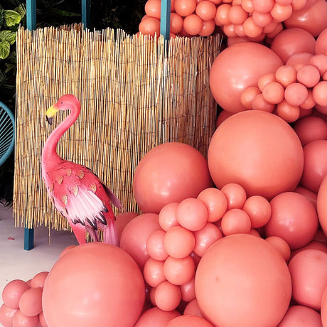 5 Inch Latex Balloons Aloha Coral