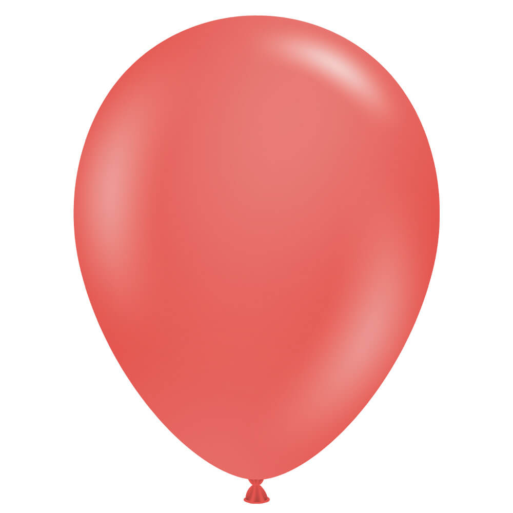 5 Inch Latex Balloons Aloha Coral