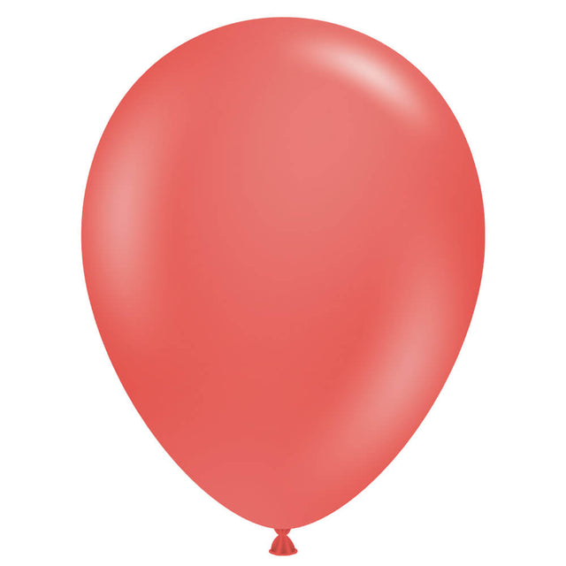 5 Inch Latex Balloons Aloha Coral