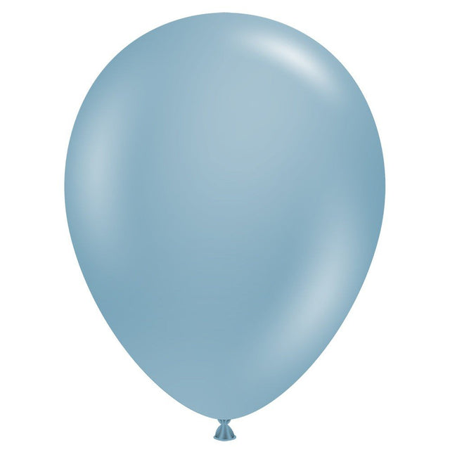 Latex Balloons 5 Inch TUFTEX Blue Slate
