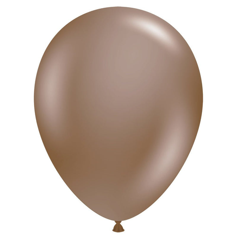 Latex Balloons 5 Inch TUFTEX Cocoa Brown