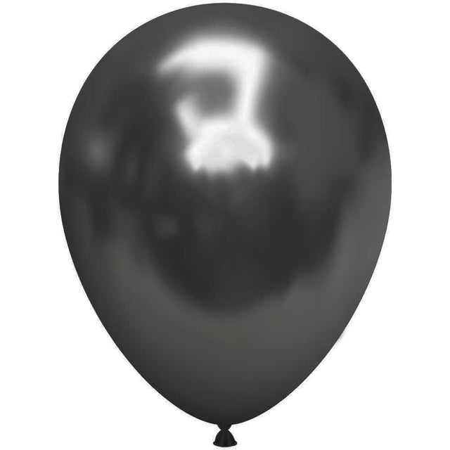 Latex Balloons 5 Inch TUFTEX Effects Shadow Black