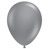 Latex Balloons 5 Inch TUFTEX Gray Smoke