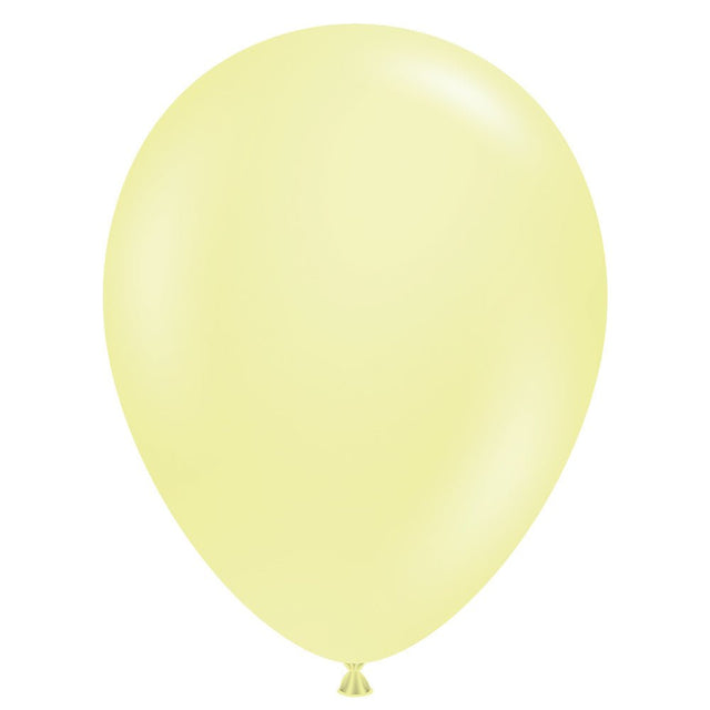Latex Balloons 5 Inch TUFTEX Lemonade Yellow