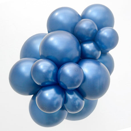 Latex Balloons 5 Inch TUFTEX Metallic Midnight Blue