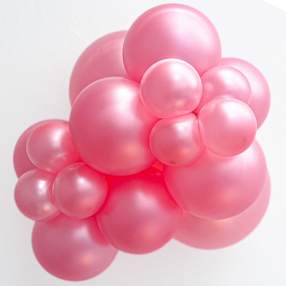 Latex Balloons 5 Inch TUFTEX Metallic Shimmering Pink