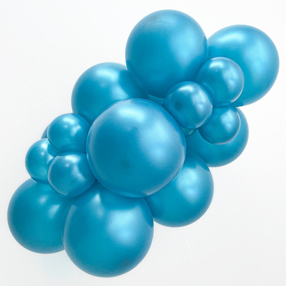 Latex Balloons 5 Inch TUFTEX Metallic Teal