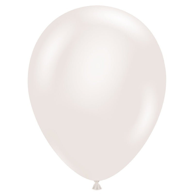 Latex Balloons 5 Inch TUFTEX Pearl Sugar White