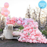Latex Balloons 5 Inch TUFTEX Romey Pink