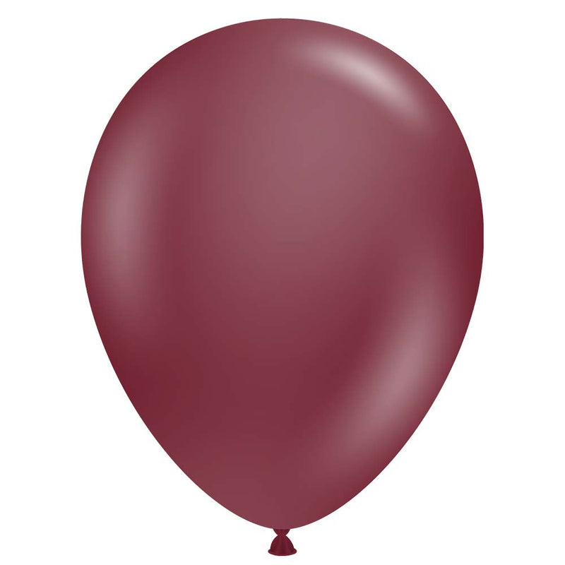 Latex Balloons 5 Inch TUFTEX Samba Burgundy