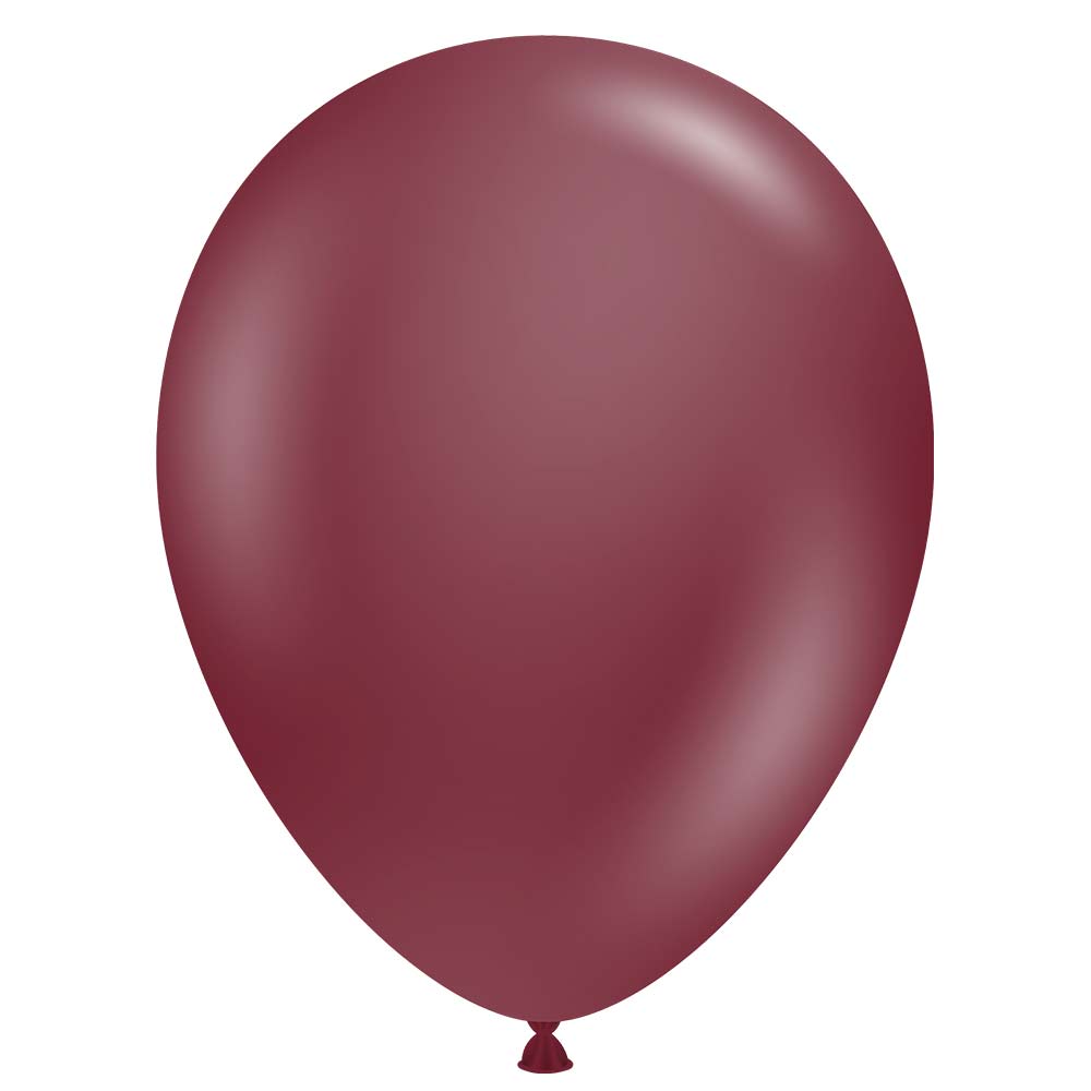 Latex Balloons 5 Inch TUFTEX Samba Burgundy