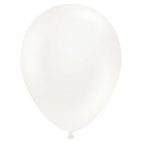 Latex Balloons 5 Inch TUFTEX White