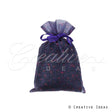 5" X 6.5" Organza Leopard Pouch-Sold By A Dozen Pieces ( 6 Pieces/Inner Pack) (Purple/Fuchsia)