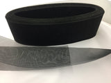 Black Crinoline Horsehair Braid Trim Polyester Fabric - Black, 4" Width (5 Yards)