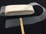 Crinoline Horsehair Braid Trim Polyester Fabric - Ivory, 4" Width (5 Yards)