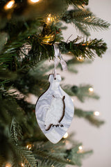 3” Plywood Silver Silhouette Animal Ornament