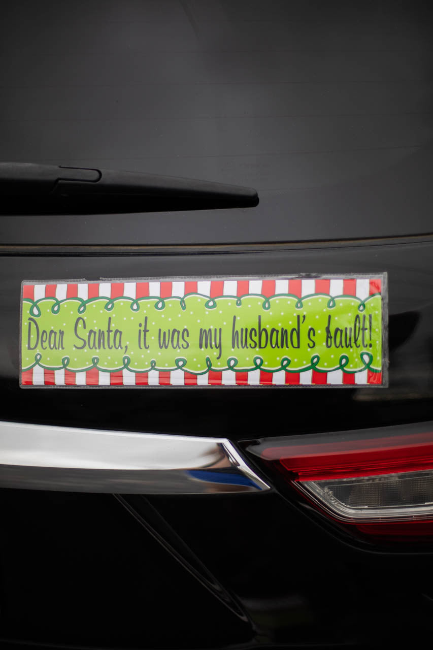 11.5” Vinyl Holiday Car Magnet