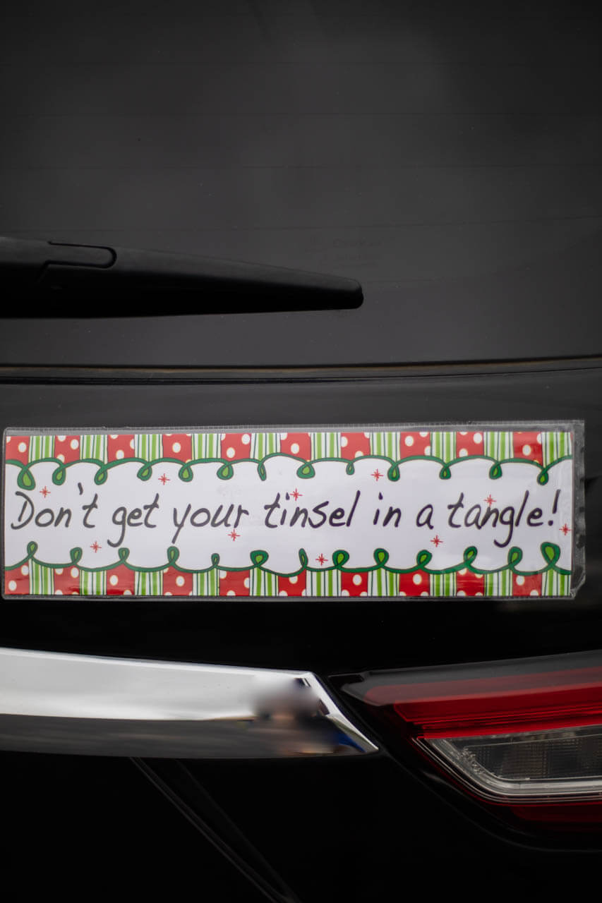 11.5” Vinyl Holiday Car Magnet