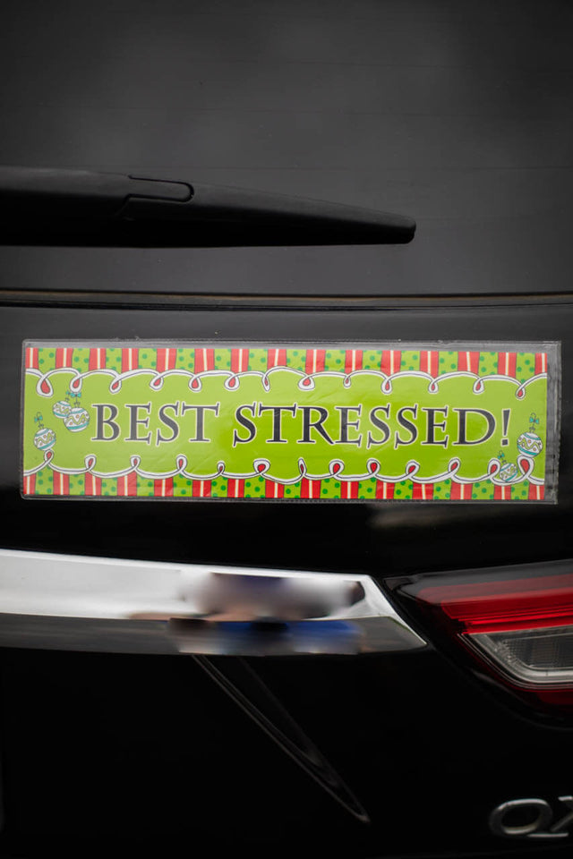 11.5” Vinyl Holiday Car Magnet