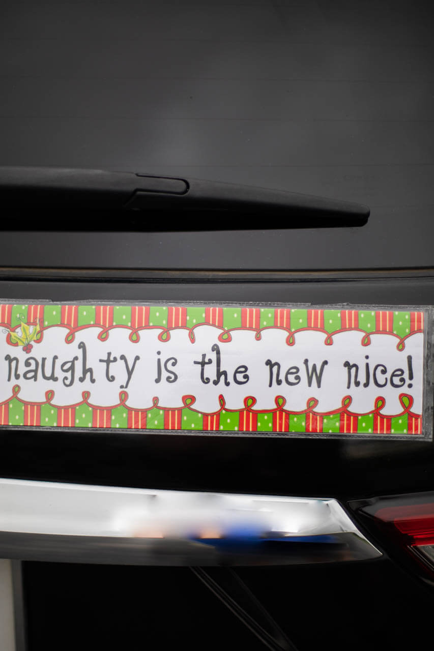 11.5” Vinyl Holiday Car Magnet