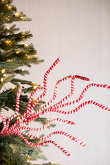29” Frosty Peppermint Branch Spray