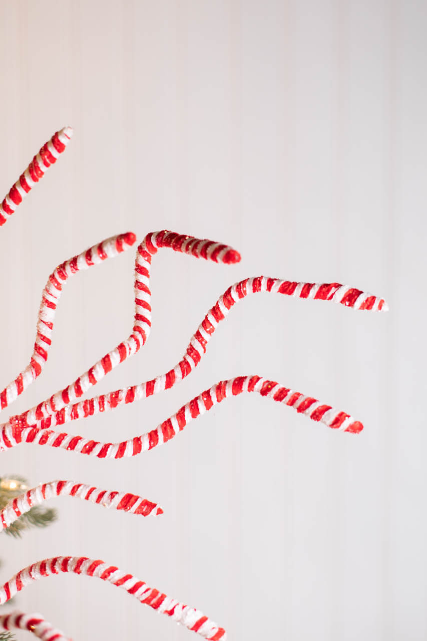 29” Frosty Peppermint Branch Spray