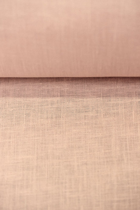 Pure Linen Fabric Blush
