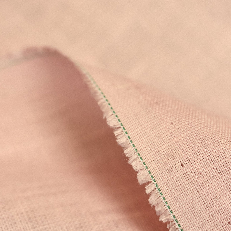 Pure Linen Fabric Blush