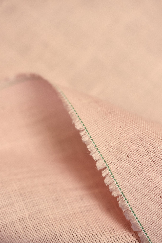 Pure Linen Fabric Blush