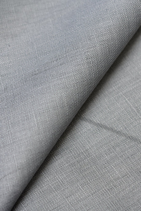 Pure Linen Grey Fabric