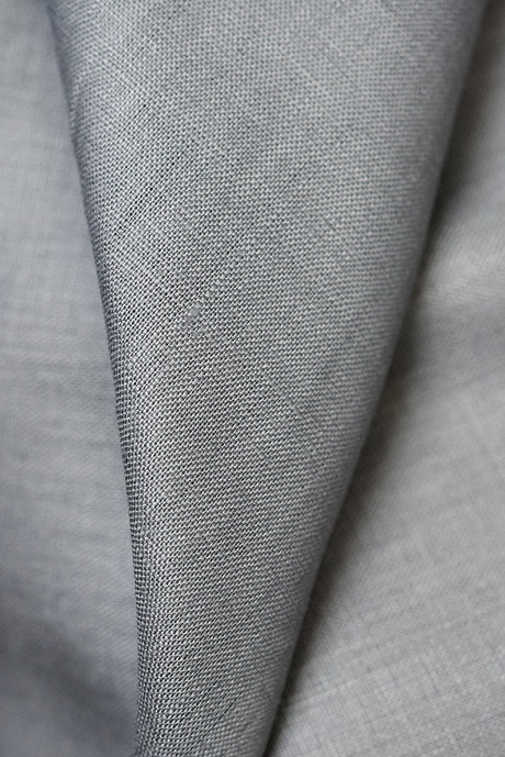 Pure Linen Grey Fabric