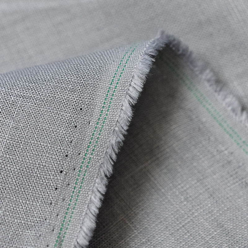 Pure Linen Grey Fabric