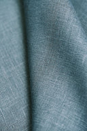 1 Yard Deepwater Pure Linen Fabric Softened Midweight 5.5 oz 57 Inches Wide