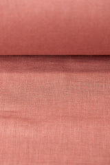 Pure Linen Fabric Light Rust