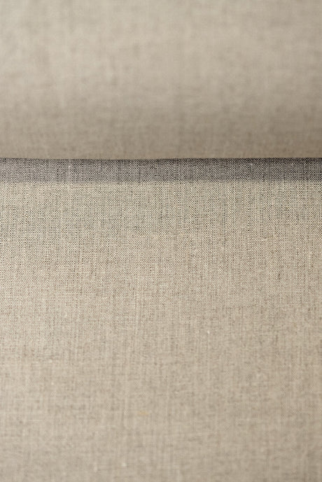 Pure Linen Fabric Light Mixed-Natural