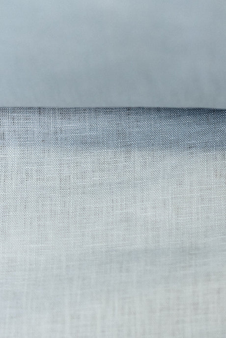 Pure Linen Fabric Powder Blue