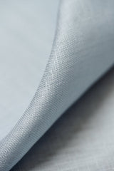Pure Linen Fabric Powder Blue