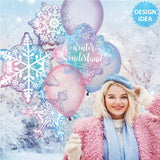 Snowflake Trio Foil Balloon 50 Inch