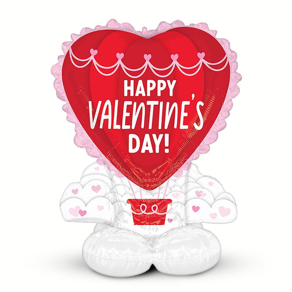 Foil Balloon Valentine Hot Air Balloon AirLoonz