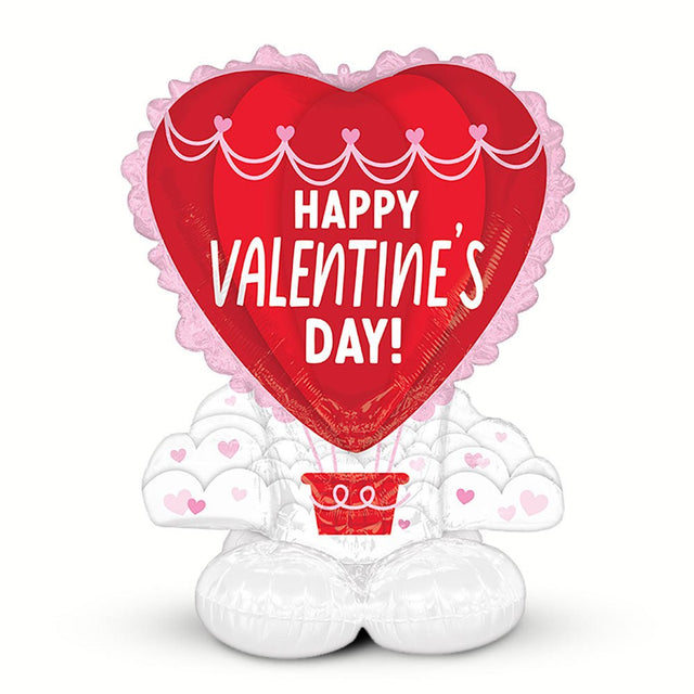 Foil Balloon Valentine Hot Air Balloon AirLoonz