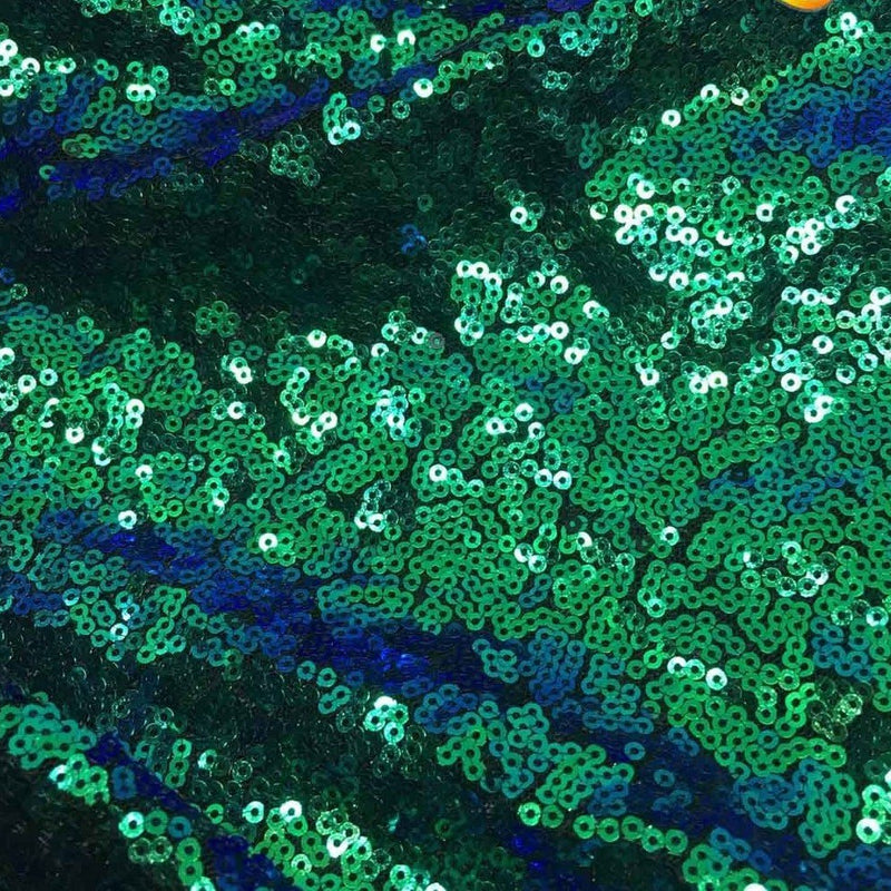Mini Glitz Disc Sequins Polyester Fabric - 3MM Round Sequins, 50" Width (1 Yard)